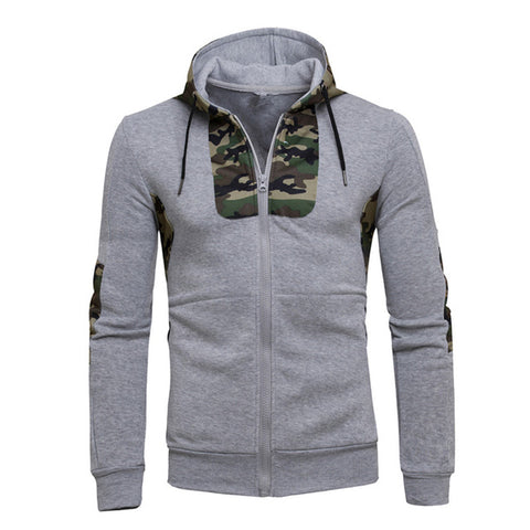 Camouflage Patchwork Sweatshirt