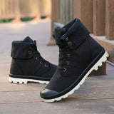 High-top Military Ankle Boots - Offy'z6