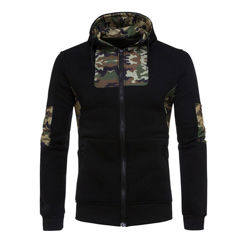 Camouflage Hooded Sweatshirt