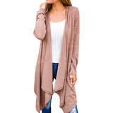 Women Fashion Long Sleeve Solid Open Front 2017 Autumn Jacket Casual Loose Elegant Coat OL Business Outwear Newest Ladies Tops - Offy'z6