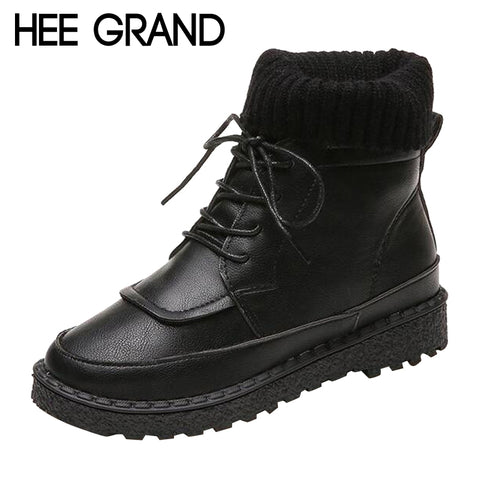 Lace-up Autumn and Winter Shoes