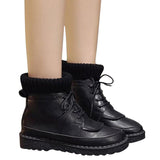 Lace-up Autumn and Winter Shoes - Offy'z6