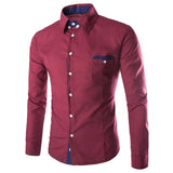 Long Sleeve Eloquent Fashion Dress Shirt - Offy'z6