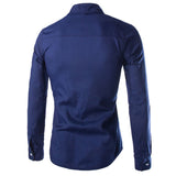 Long Sleeve Eloquent Fashion Dress Shirt - Offy'z6