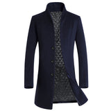 Business / Casual Peacoat Single Breasted Long Wool - Offy'z6