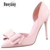 Side hollow pointed shallow mouth Heels - Offy'z6