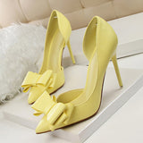 Side hollow pointed shallow mouth Heels - Offy'z6