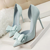 Side hollow pointed shallow mouth Heels - Offy'z6