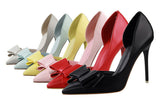 Side hollow pointed shallow mouth Heels - Offy'z6