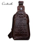 Genuine Vintage Crossbody Leather Bag - Offy'z6