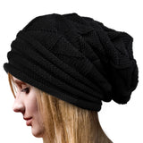 Women Lady Fashion Warm Winter Crochet Knitting Hat Girl Baggy Beanie Hat Ski Cap 63 - Offy'z6